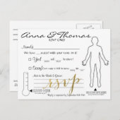 RSVP Briefkaart (bruiloft) (Voorkant / Achterkant)