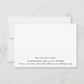 RSVP-Briefkaart - legant Kaart (Achterkant)