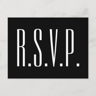 RSVP-Briefkaart reinigen Briefkaart