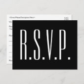 RSVP-Briefkaart reinigen Briefkaart (Voorkant / Achterkant)