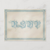 RSVP-Briefkaart (rood wit en blauw) Uitnodiging Briefkaart (Voorkant)