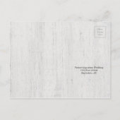 RSVP-Briefkaart | rustiek romantisch Uitnodiging Briefkaart (Achterkant)