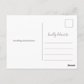 RSVP Briefkaart Simple Branch Wedding Response RSV (Achterkant)