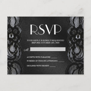 RSVP-Briefkaart Uitnodiging Briefkaart