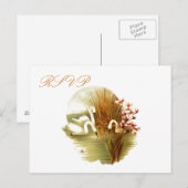 RSVP-Briefkaart Uitnodiging Briefkaart (Voorkant / Achterkant)