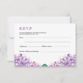 RSVP-Briefkaart voor bruiloft Kaart (Voorkant)