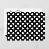 RSVP-Briefkaart (zwart en wit) Uitnodiging Briefkaart (Voorkant / Achterkant)