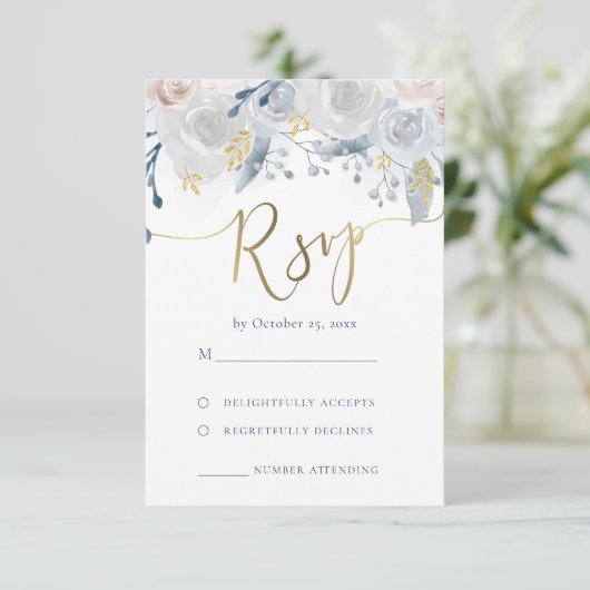 RSVP bruiloft (Staand voorkant)