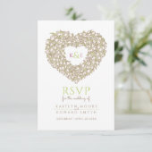 RSVP bruiloft (Staand voorkant)