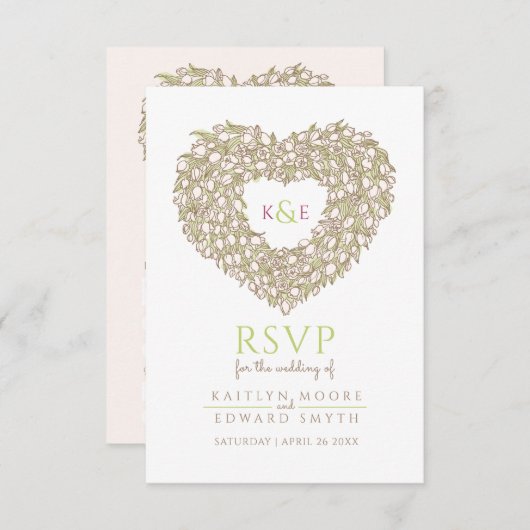 RSVP bruiloft (Voorkant / Achterkant)