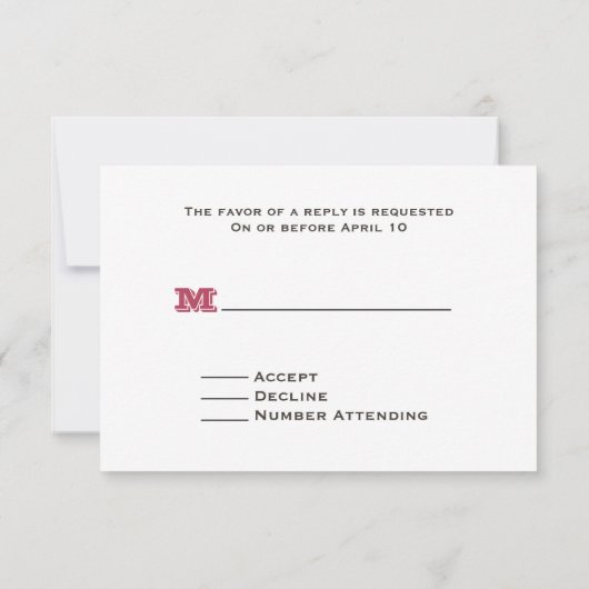 RSVP bruiloft: Daisies, Strawbloemen en Barnwood (Achterkant)