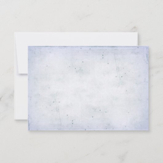 RSVP bruiloft- daisy bouquet met parels Kaart (Achterkant)