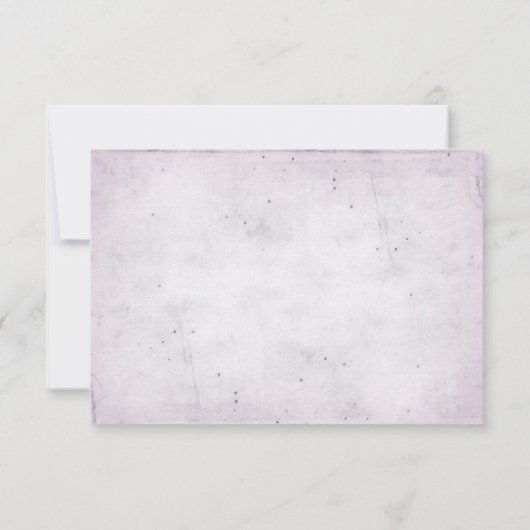 RSVP bruiloft- daisy bouquet met parels Kaart (Achterkant)