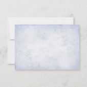 RSVP bruiloft - madelief boeket met parels Kaart (Achterkant)