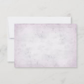 RSVP bruiloft - madeliefjesboeket met parels Kaart (Achterkant)