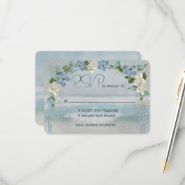 RSVP-bruiloft met Nautical Net RSVP Kaartje