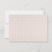 RSVP Bruiloft Muziek Record Bruiloft Bloemen jaren Kaart (Achterkant)