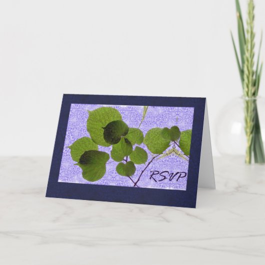 RSVP, Bruiloft of Gelofte Vernieuwing, Bladeren en (Voorkant)