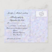 RSVP bruiloft receptie Uitnodiging Briefkaart (Achterkant)