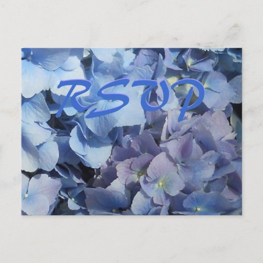 RSVP bruiloft receptie Uitnodiging Briefkaart (Voorkant)