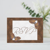 RSVP Butterfly Brocade brown (Staand voorkant)