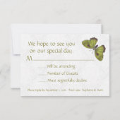 RSVP Butterfly Brocade green (Achterkant)