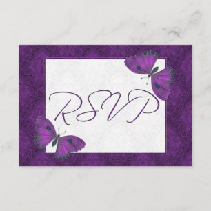 RSVP Butterfly Brocade Paars