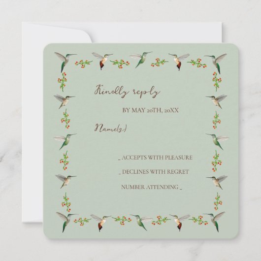 RSVP Card (Voorkant)
