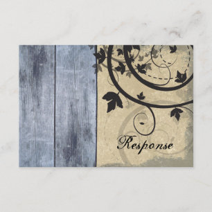 RSVP Card Barn Board voor alle bruiloft Kaartje