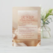 RSVP Card – Golden Dawn | Elegant Sunrise New Year (Staand voorkant)