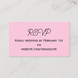 RSVP Card Informatiekaartje