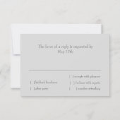 RSVP Card Limoen Turquoise Star van David Any Colo Kaart (Achterkant)