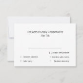 RSVP Card Pastel Star van David Kaart (Achterkant)