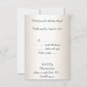 RSVP Card Silver Kaart (Achterkant)