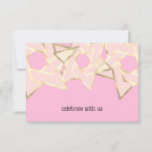 RSVP Card Spure Gold Star van David Kaart (Voorkant)