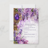 RSVP Card Whimsical Teacup (Achterkant)