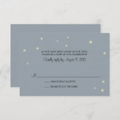 RSVP Card Whimsy Fireflies (Voorkant / Achterkant)