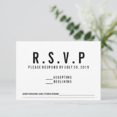 RSVP Cassette Song Request (Staand voorkant)