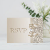 RSVP Champagne Sequins, Bow & Diamant RSVP (Staand voorkant)