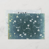 RSVP Chic  Pattern met vogels en bladeren (Voorkant / Achterkant)