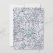 RSVP Classic Gouden Lelie Pastel Bruiloft Antwoord Kaart (Achterkant)