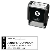 RSVP-contactgegevens Zelfinktende Stempel (In situ)
