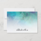 RSVP Cool Colors Aqua Blue Paars White (Voorkant)