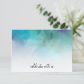 RSVP Cool Colors Aqua Blue Paars White (Staand voorkant)
