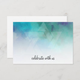 RSVP Cool Colors Aqua Blue Paars White