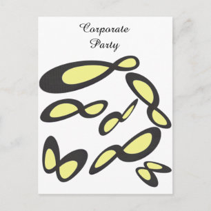 RSVP Corporate Party - Infinity-symbool Uitnodiging Briefkaart