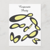 RSVP Corporate Party - Infinity-symbool Uitnodiging Briefkaart (Voorkant)