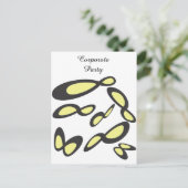 RSVP Corporate Party - Infinity-symbool Uitnodiging Briefkaart (Staand voorkant)