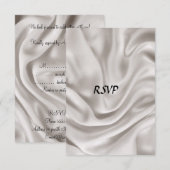 RSVP Crème Trouwset Kaart (Voorkant / Achterkant)