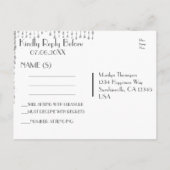 RSVP | Crystal Palace Uitnodiging Briefkaart (Achterkant)